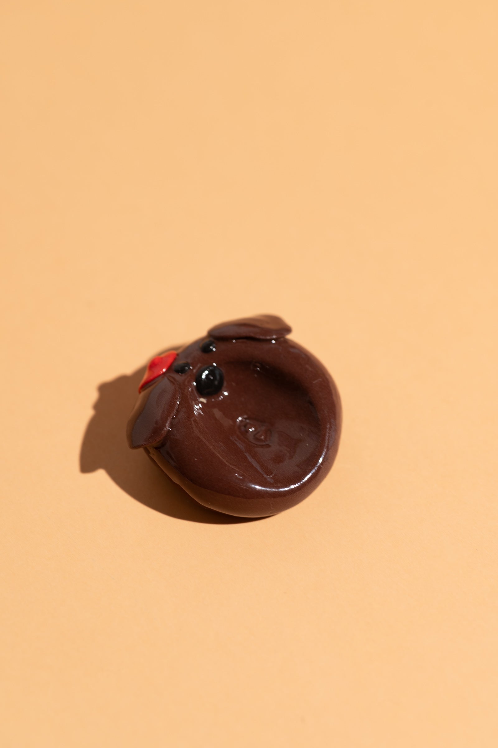 personalisiertes Fidget Toy Hund roter Hut Geschenk Idee