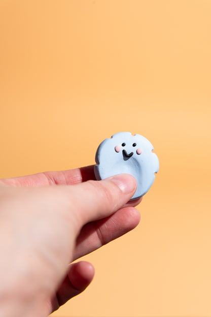 Sorgenstein Wolke glatt Oberfläche Anti Stress Fidget Toy beruhigend