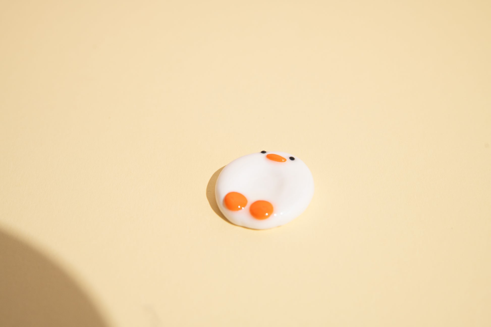 Handgemachter Gans Fidget Toy Sorgenstein wahlweise matt oder mit Resin für individuelle Haptik