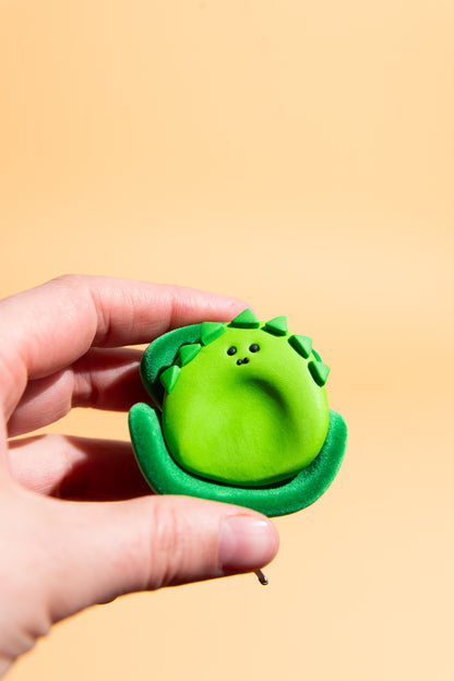 T-Rex Sorgenstein Fidget Toy aus Polymer Clay für Stressabbau und Entspannung
