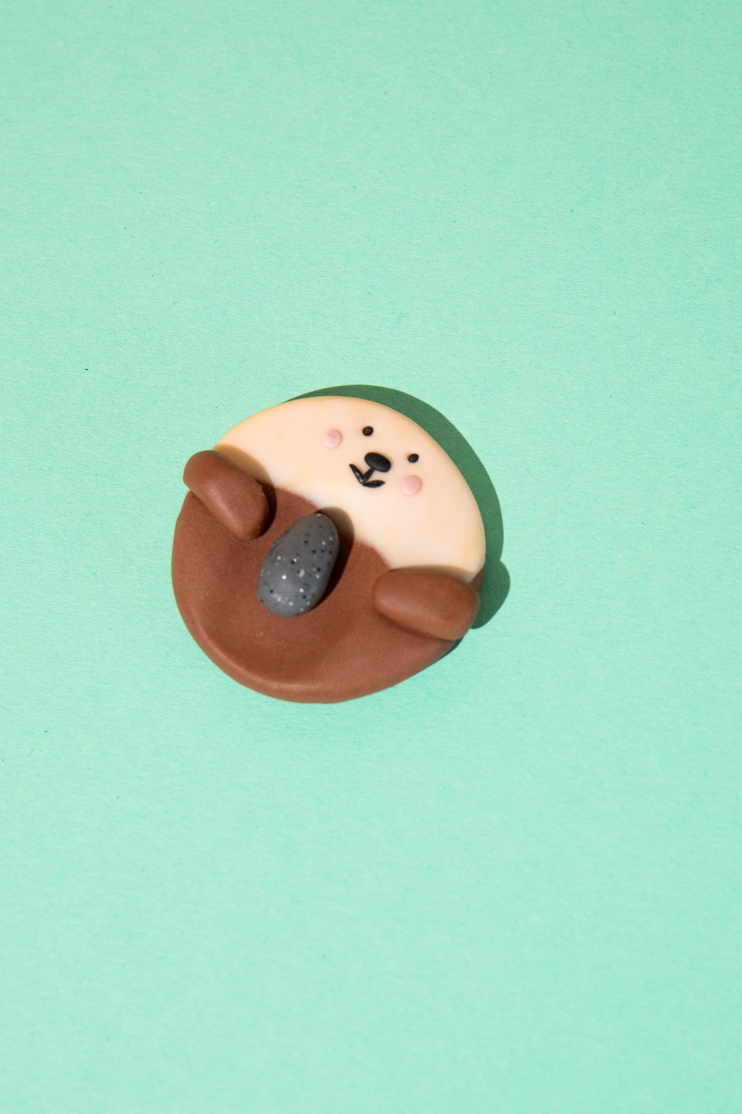 Sorgenstein „Otter mit Stein“ | Fidget Toy