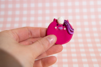 Handgemachter Polymer Clay Sorgenstein für ADHS Selbstregulation