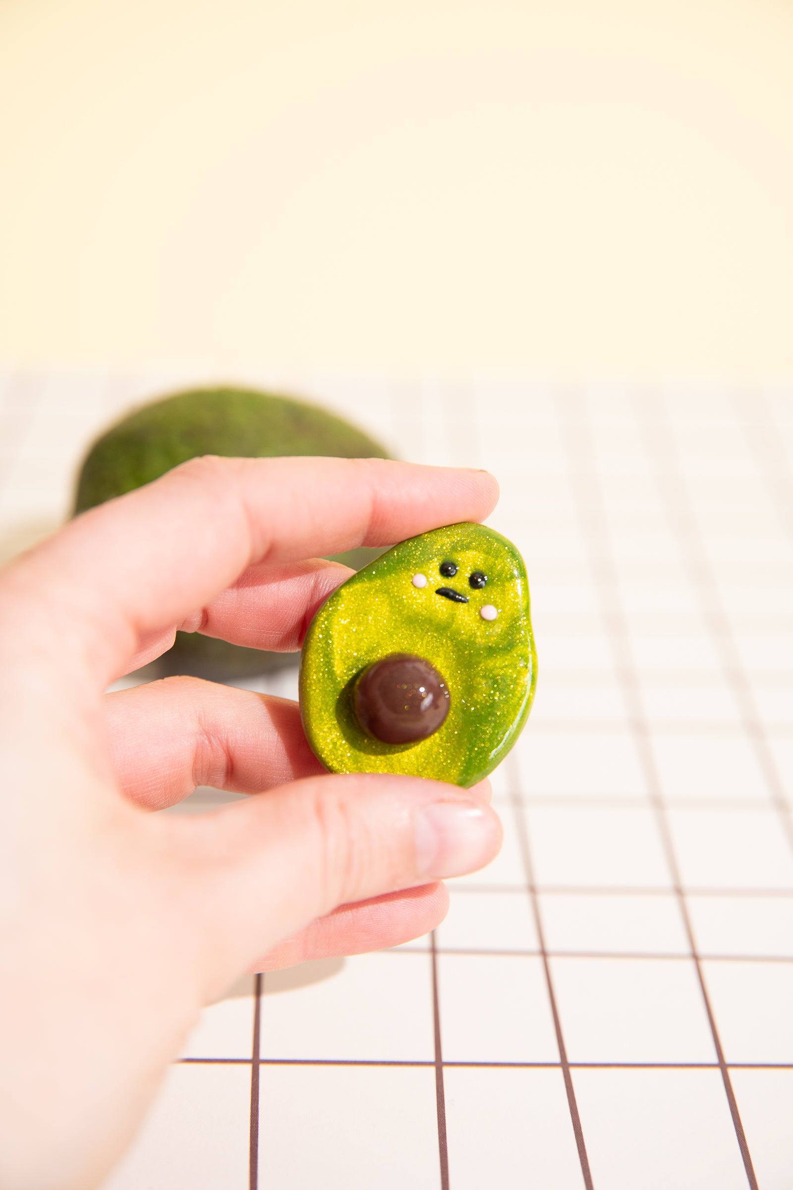 Avocado Sorgenstein Fidget Toy für Fokus, Achtsamkeit und innere Ruhe