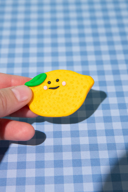 Zitrone Handschmeichler als Fidget Toy gegen Stress und innere Unruhe
